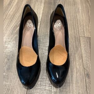 Vince Camuto Black Shiny Leather Heels